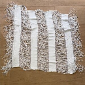 White Fringe cover up